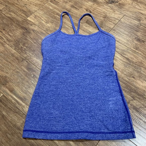 Lululemon power Y tank top blue - Picture 1 of 8